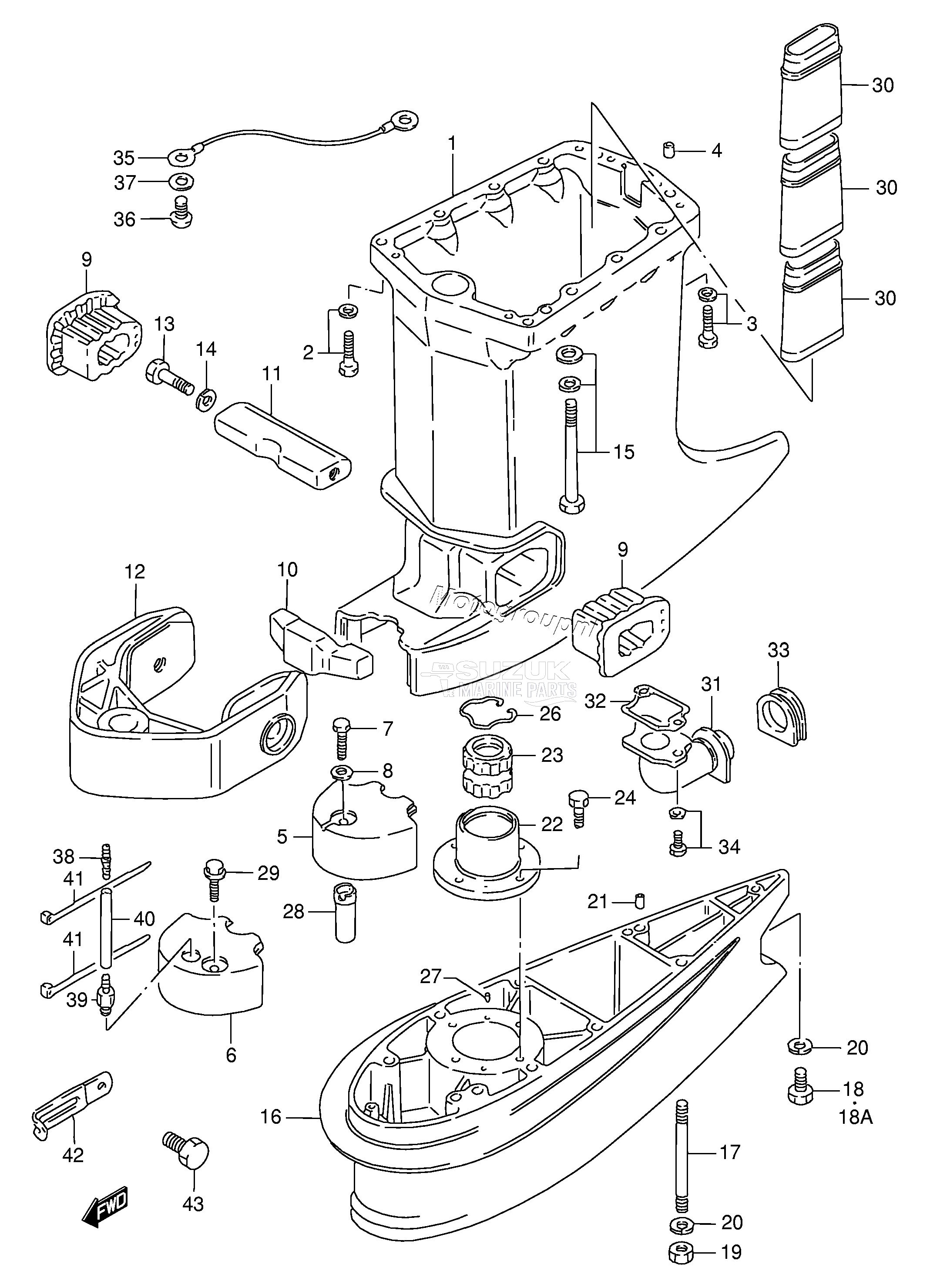 DRIVESHAFT HOUSING