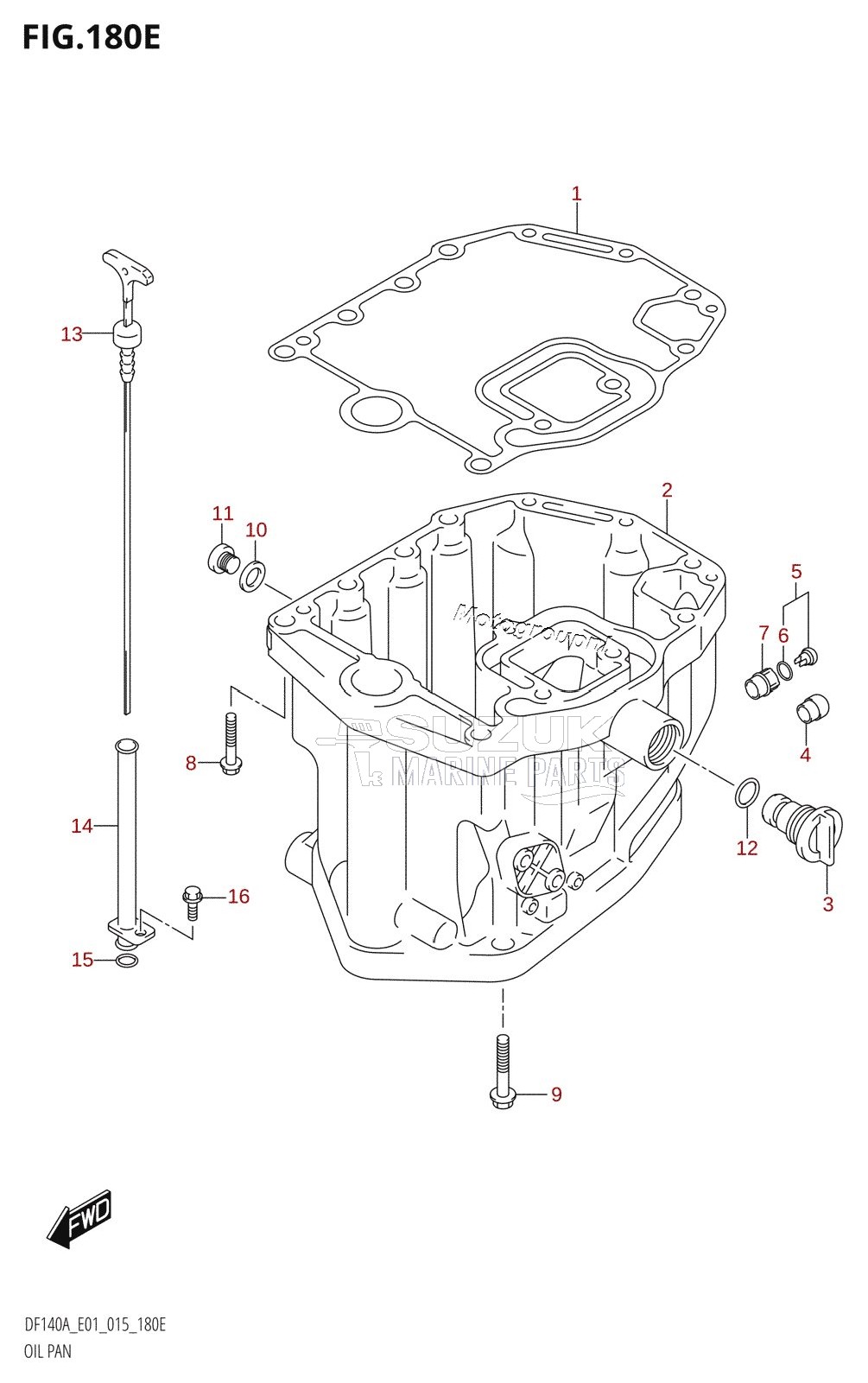 OIL PAN (DF115AZ:E40)