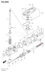 06002F-210001 (2012) 60hp E03-USA (DF60A) DF60A drawing TRANSMISSION