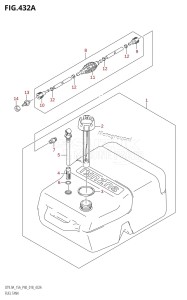 DT9.9A From 00996-810001 (P36 P40 P81)  2018 drawing FUEL TANK (DT9.9A:P36,DT9.9A:P81,DT15A:P36,DT15A:P81)