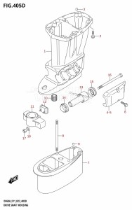 DF40A From 04004F-240001 (E34-Italy)  2022 drawing DRIVE SHAFT HOUSING (DF60A:(E01,E11))