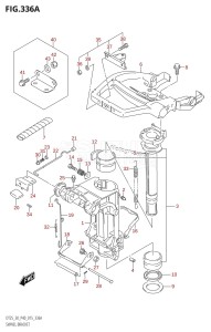 DT25 From 02503K-510001 (P36-)  2015 drawing SWIVEL BRACKET (DT25K:P36)