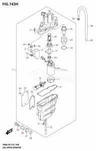 DF50A From 05003F-210001 (E01)  2012 drawing FUEL VAPOR SEPARATOR (DF60AQH:E01)