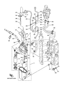 F115AETL drawing FUEL-PUMP