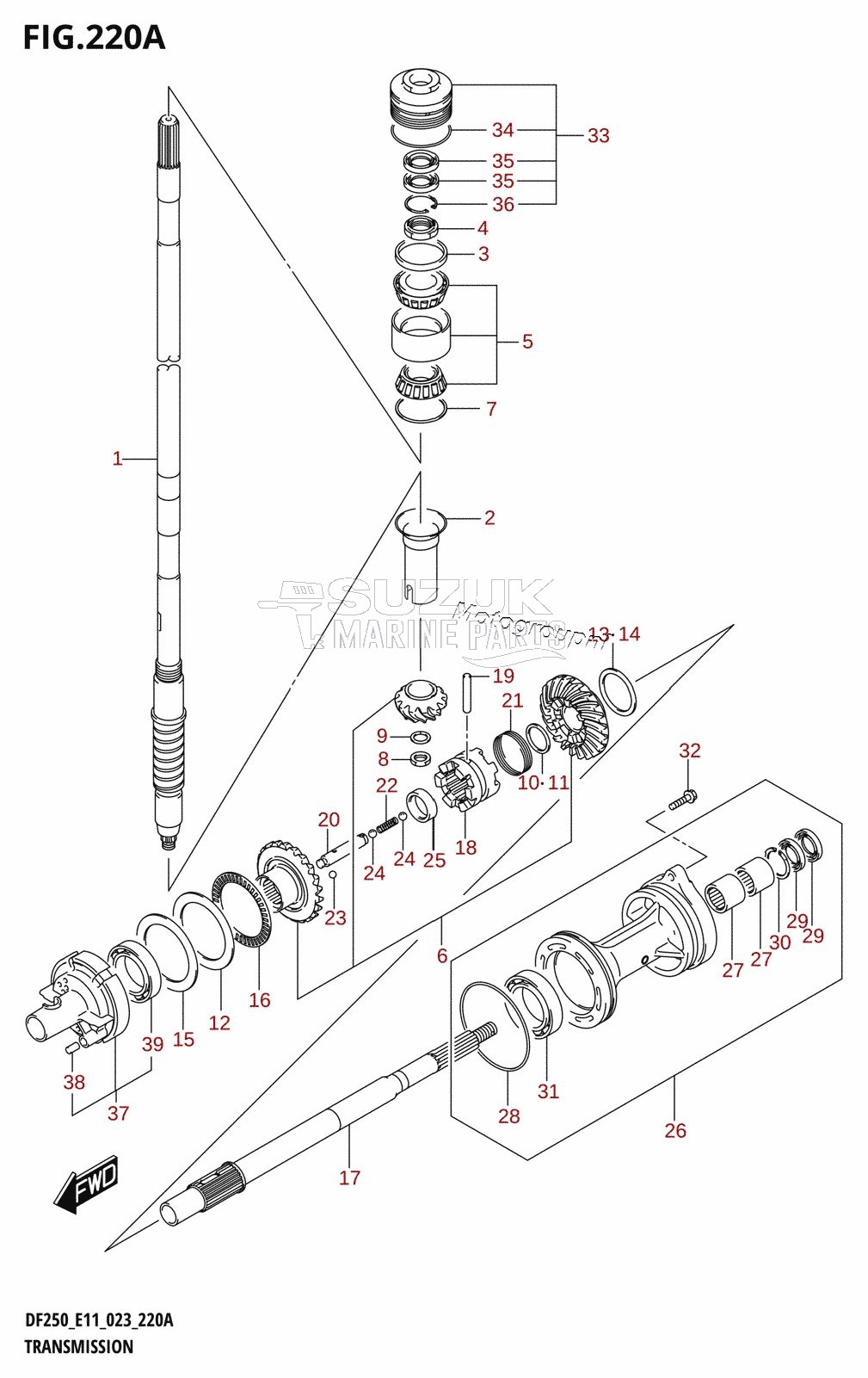 TRANSMISSION (DF200T)