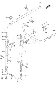 DF 250 drawing Fuel Injector SS Model