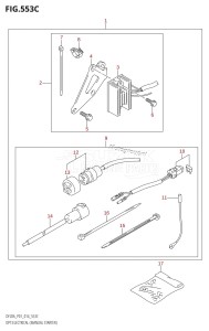 DF20A From 02002F-410001 (P01)  2014 drawing OPT:ELECTRICAL (MANUAL STARTER) (DF20A:P01)