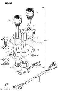 DT150 From 15001-601001 till 602891 ()  1986 drawing OPT : TRIM SWITCH