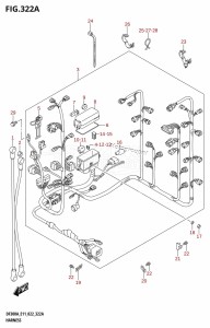 DF250A From 25003P-240001 (E11 E40)  2022 drawing HARNESS