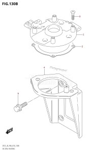 DT25 From 02503K-910001 (P36-)  2019 drawing OIL SEAL HOUSING (E-STARTER)