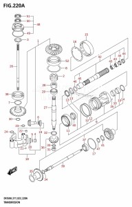 DF350A From 35001F-040001 (E01 E03  -)  2020 drawing TRANSMISSION (020,021,022)