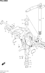 20004F-140001 (2021) 200hp E03-USA (DF200AST   DF200AST) DF200AST drawing SWIVEL BRACKET