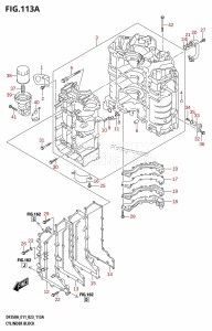 DF350A From 35001F-040001 (E01 E03  -)  2020 drawing CYLINDER BLOCK