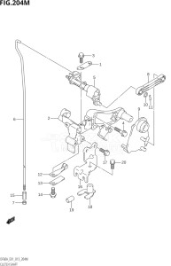 04003F-310001 (2013) 40hp E01-Gen. Export 1 (DF40A  DF40AQH  DF40AST  DF40ATH) DF40A drawing CLUTCH SHAFT (DF60ATH:E40)