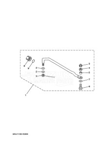 FT9-9LMH drawing STEERING-ATTACHMENT