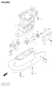 04004F-040001 (2020) 40hp E34-Italy (DF40AST) DF40A drawing DRIVE SHAFT HOUSING (DF40ASVT:E34)