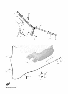 ESS025 drawing STEERING HANDLE & CABLE