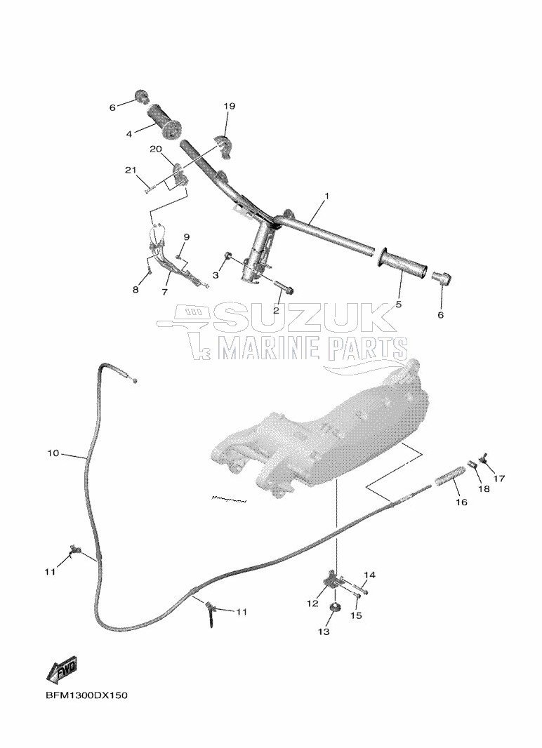 STEERING HANDLE & CABLE