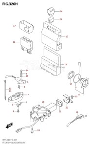 DF175Z From 17502Z-510001 (E03)  2015 drawing PTT SWITCH /​ ENGINE CONTROL UNIT (DF175ZG:E03)