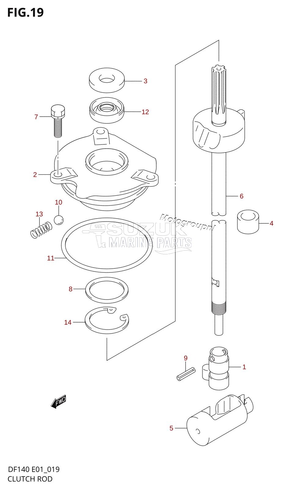 CLUTCH ROD