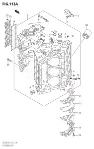 DF250 From 25003F-210001 (E01 E40)  2012 drawing CYLINDER BLOCK