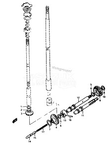 DT7.5 From d-10001 ()  1983 drawing TRANSMISSION