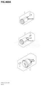 07003F-340001 (2023) 70hp E11 E40-Gen. Export 1-and 2 (DF70A  DF70AT  DF70ATH) DF70A drawing METER (SEE NOTE)