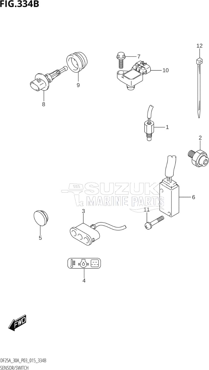 SENSOR / SWITCH (DF25AR:P03)