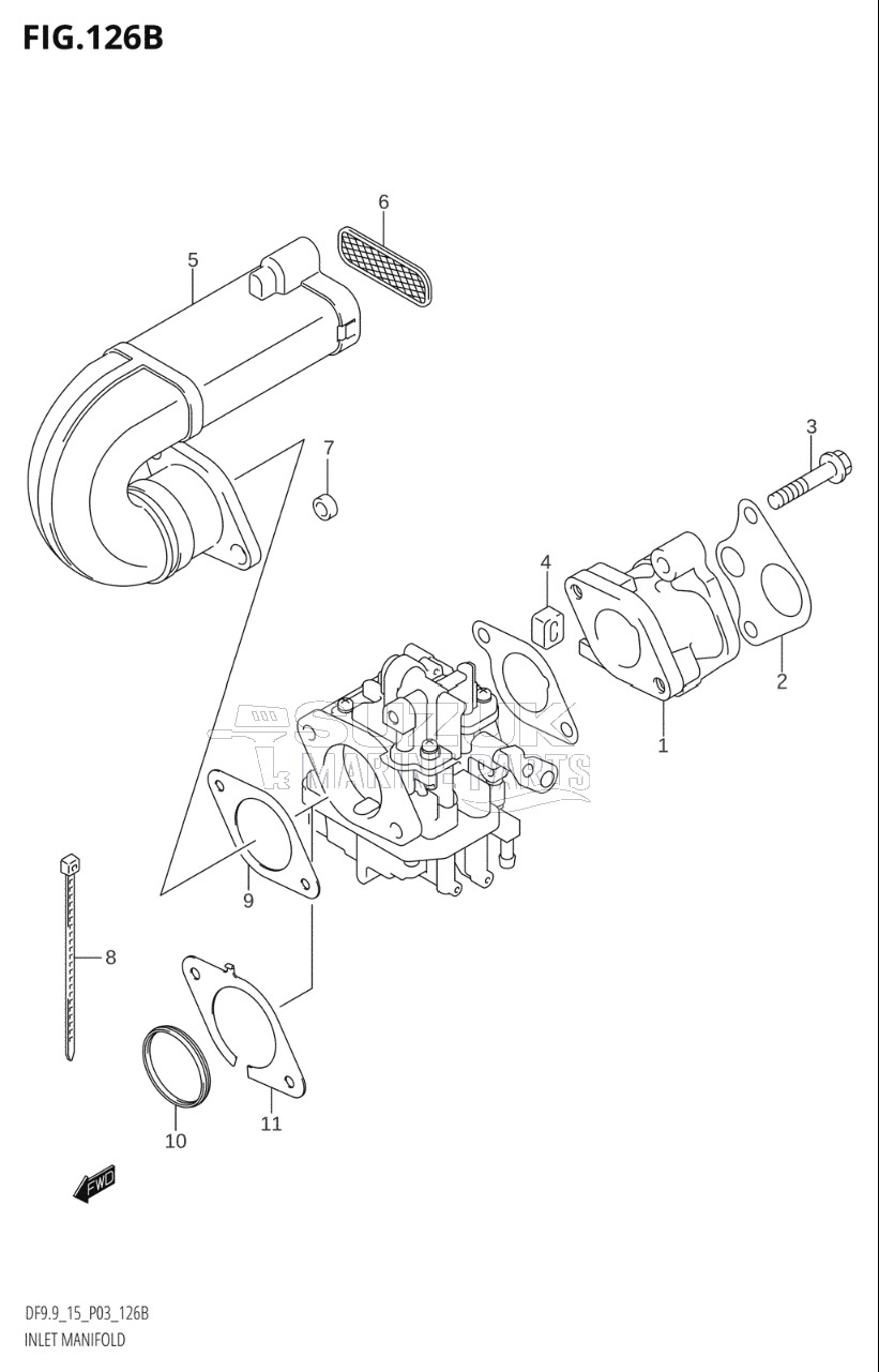 INLET MANIFOLD (K5,K6,K7,K8,K9,K10,011)