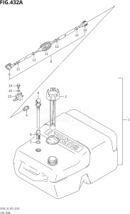 04001F-971001 (1999) 40hp E03-USA (DF40QHX  DF40TX) DF40 drawing FUEL TANK