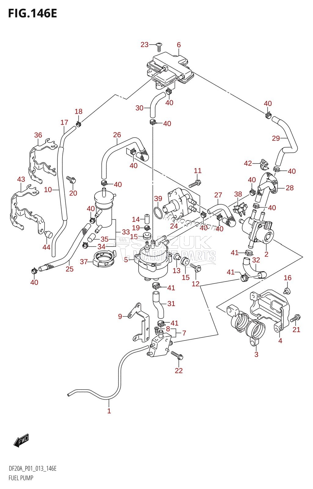 FUEL PUMP (DF20A:P01)