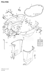 20003Z-710001 (2017) 200hp E01 E40-Gen. Export 1 - Costa Rica (DF200AZ) DF200AZ drawing SIDE COVER (DF200AT:E01)