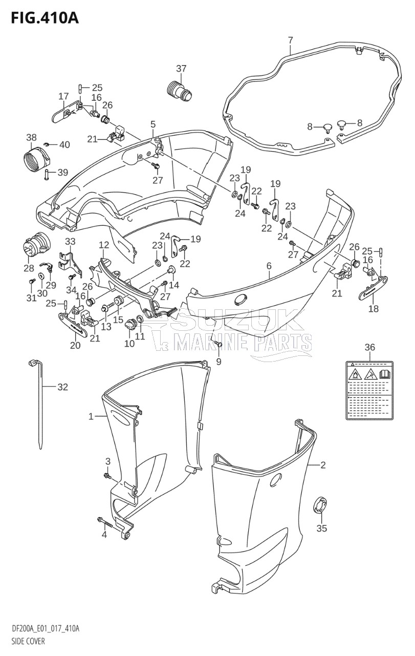 SIDE COVER (DF200AT:E01)