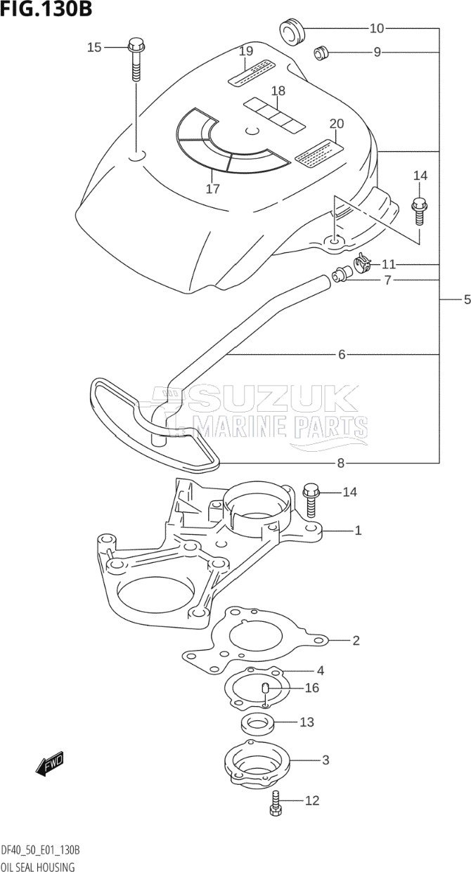 OIL SEAL HOUSING (K1,K2,K3,K4,K5,K6,K7,K8,K9,K10)