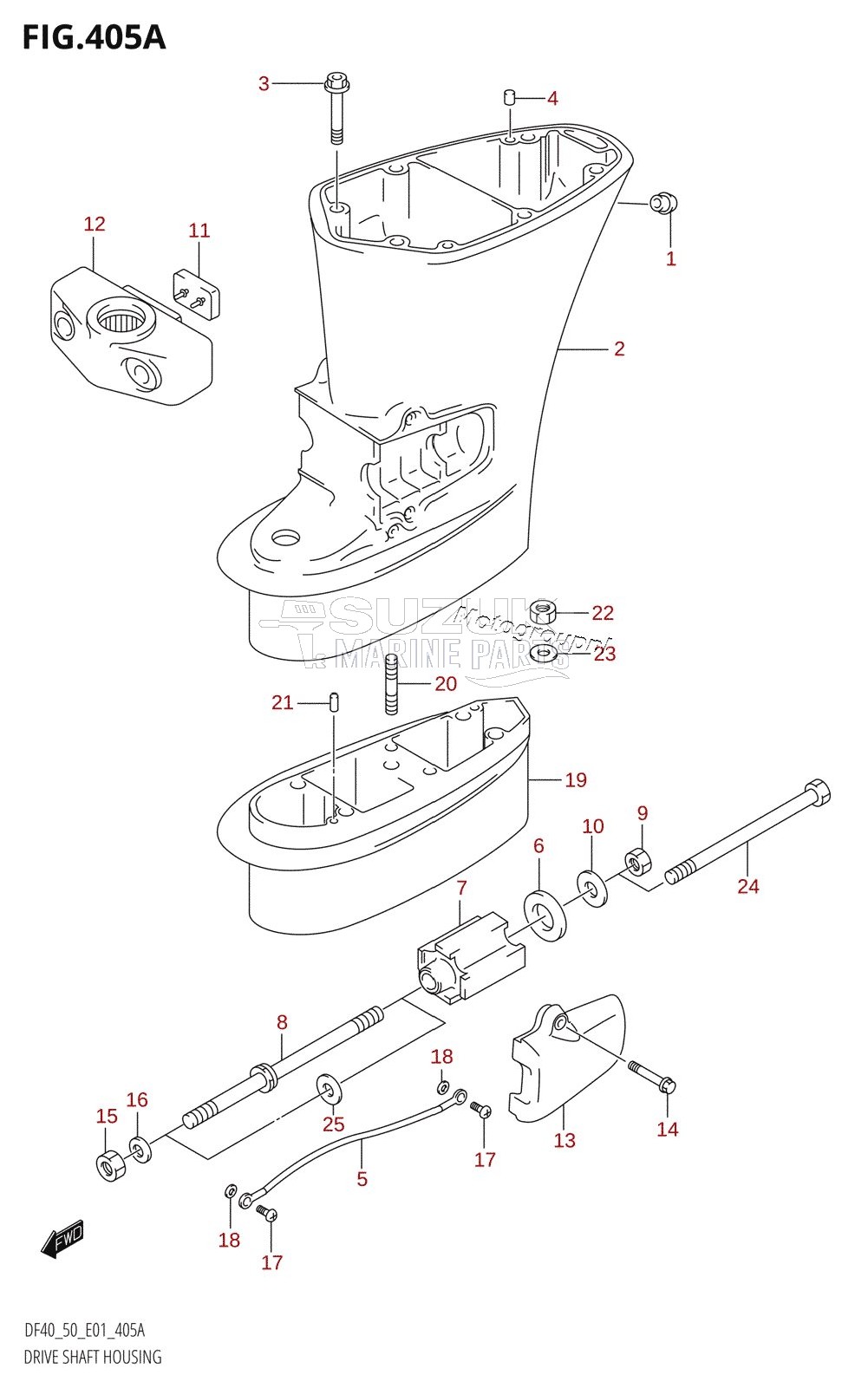 DRIVE SHAFT HOUSING