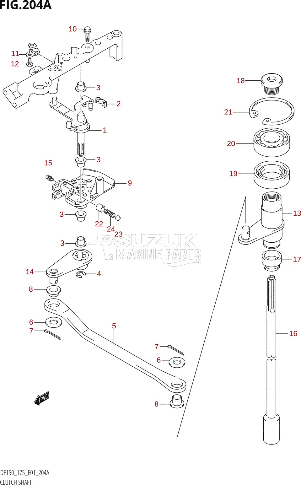 CLUTCH SHAFT