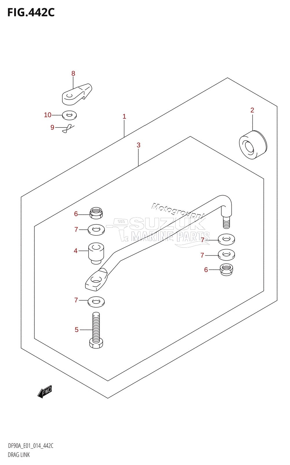 DRAG LINK (DF70ATH:E01)