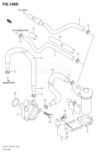 14001Z-680001 (2006) 140hp E01 E40-Gen. Export 1 - Costa Rica (DF140WZK6  DF140ZK6) DF140 drawing FUEL PUMP ((DF140WT,DF140WZ):(K6,K7,K8,K9,K10,011))