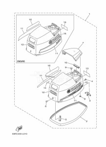 E25BMHS drawing TOP-COWLING