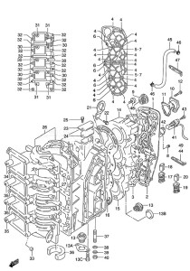 DT 140 drawing Crankcase