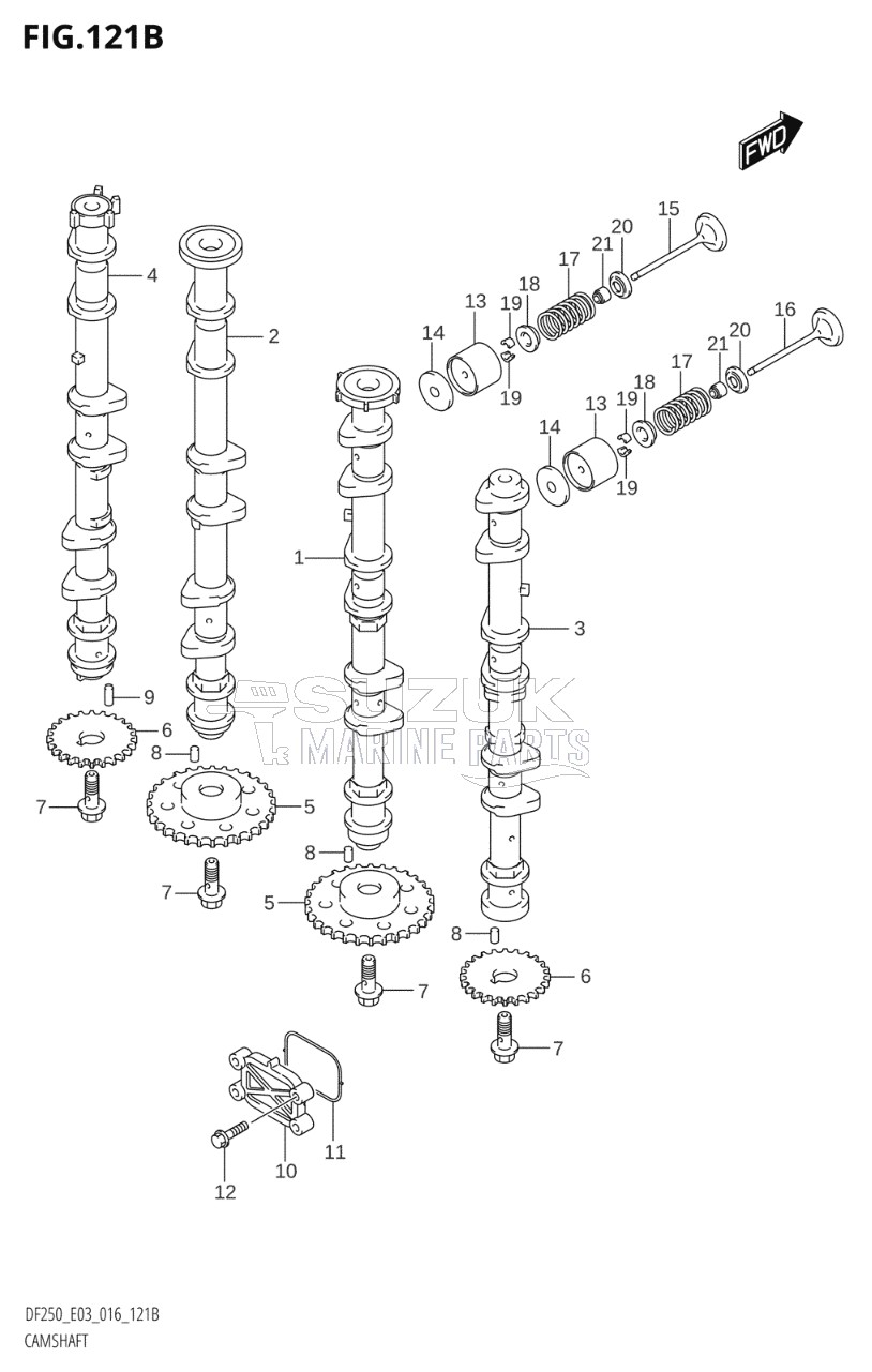 CAMSHAFT (DF200Z:E03)