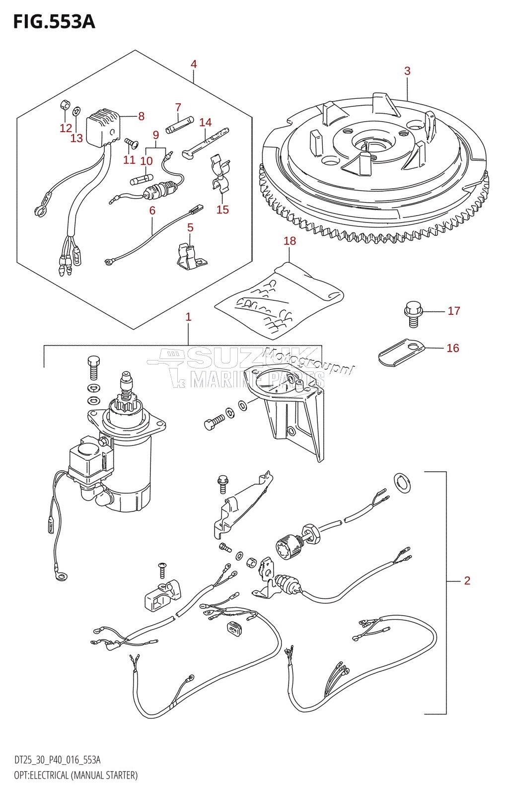 OPT:ELECTRICAL (MANUAL STARTER) (DT30:P40:M-STARTER)