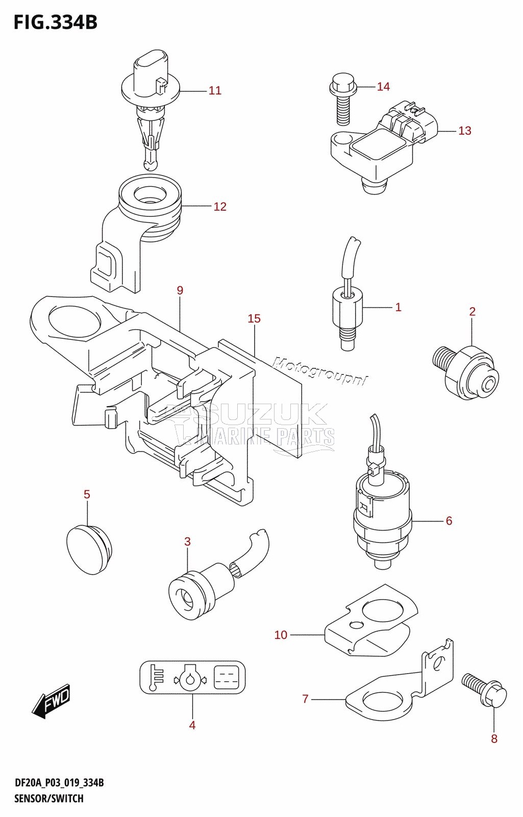 SENSOR /​ SWITCH (DF9.9BT,DF20AT)