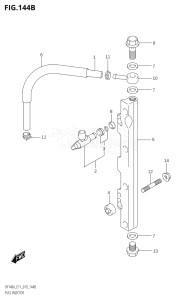 11503F-910001 (2019) 115hp E11 E40-Gen. Export 1-and 2 (DF115AT) DF115A drawing FUEL INJECTOR (E40)