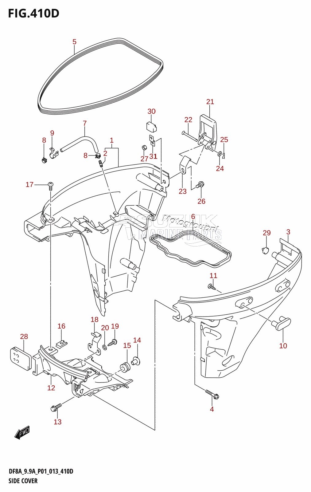 SIDE COVER (DF9.9AR:P01)