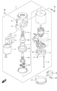 DF 115A drawing Starting Motor