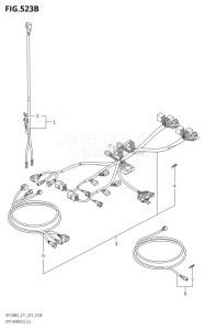 DF140BG From 14004F-240001 (E11 E40)  2022 drawing OPT:HARNESS (2) (022,023)