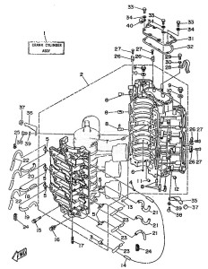 225B drawing CYLINDER--CRANKCASE-1