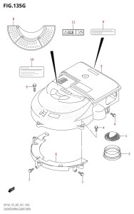 DF150Z From 15002Z-210001 (E01 E40)  2012 drawing SILENCER /​ RING GEAR COVER (DF175Z:E01)