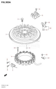 DF300Z From 30001Z-780001 (E01)  2007 drawing MAGNETO